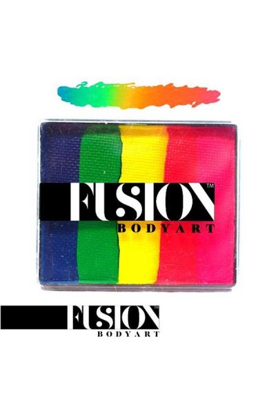 Fusion Bodyart Rainbowcake Neon Rainbow 50gr