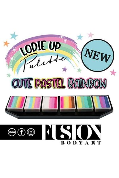 Fusion Lodie Up Cute Pastel Rainbow Palette