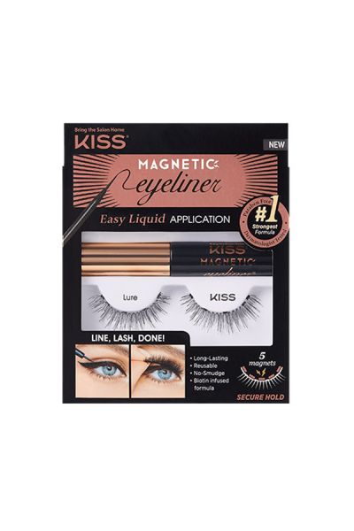 Kiss Magnetic Eyeliner & Lash Kit 01 Lure