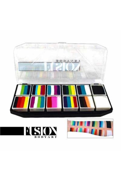 Fusion Body Art Rainbow Explosion Palette