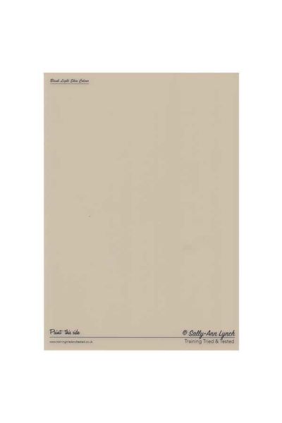 Oefen en Display Board A3 Blank Light Skin Colour