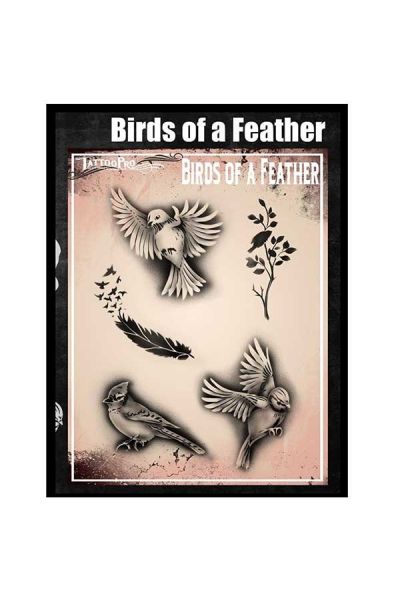 Wiser Airbrush Tattoo Birds of a Feather