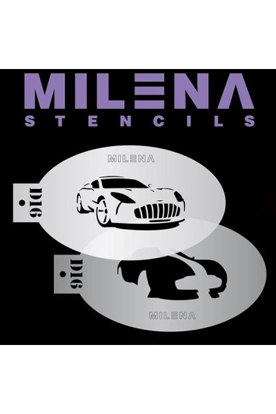 Milena Double Stencil Car D16