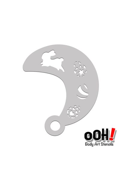 oOh Body Art Easter Bunny Wrap Stencil