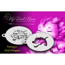 Facepainting Stencil Pendragon