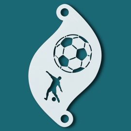 Face Paint Stencil Soccer