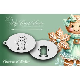 Facepainting Stencil X-Mas Gingerbread