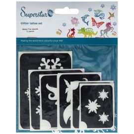 Superstar Winter Glitter Tattooset