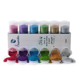 Superstar Happy Fine Glitter Mix 6-pack 90 ml