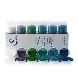 Superstar Ocean Breeze Fine Glitter Mix 6-pack 130 ml