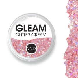 Vivid Gleam Chunky Glitter Cream- Baby Rose