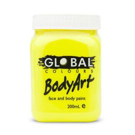 Global Liquid Colors Neon Yellow 200ml