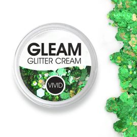 Vivid Gleam Chunky Glitter Cream- Evergreen