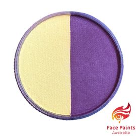 Facepaint Australia 50/50 Lemon Chiffon & Burgundy 30g