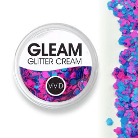 Vivid Gleam Chunky Glitter Cream- Gum Nebula uv