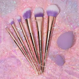 Brush Crush Kit Face & Eye Brush Set 8 Pc