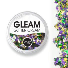 Vivid Gleam Chunky Glitter Cream- Mardi Party