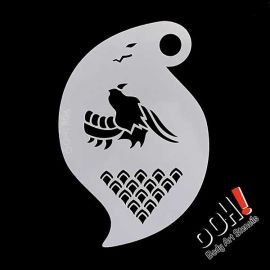 oOH Dragon Storm Face Paint Stencil

OOh Facepainting stencils are designed to be symmetrical so you can just turn and rotate the stencils to go right around the face. 