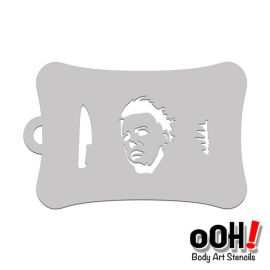 oOh Body Art Halloween Michel Myers Face Paint Stencil X09