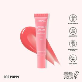 Moira Butter Bliss Lip Balm -Poppy