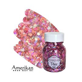 Amerikan Body Art Glitter-  Pretty In Pink 28gr