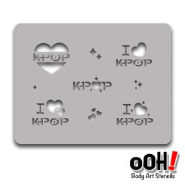 oOh Bodyart K-Pop Facepainting Stencil