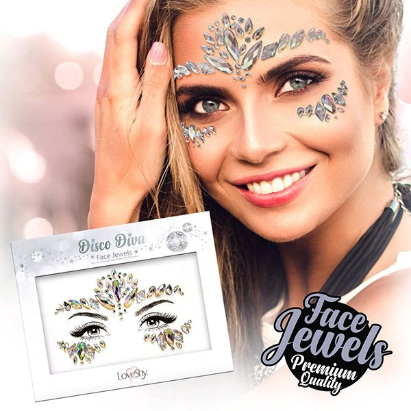 Gold face jewels store