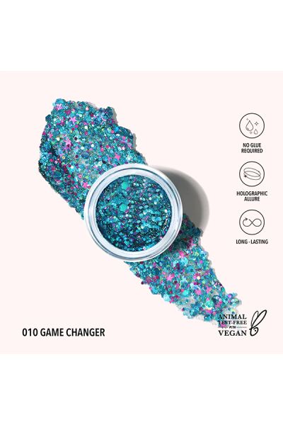 Moira Hologram Glitter Gel Game Changer 010