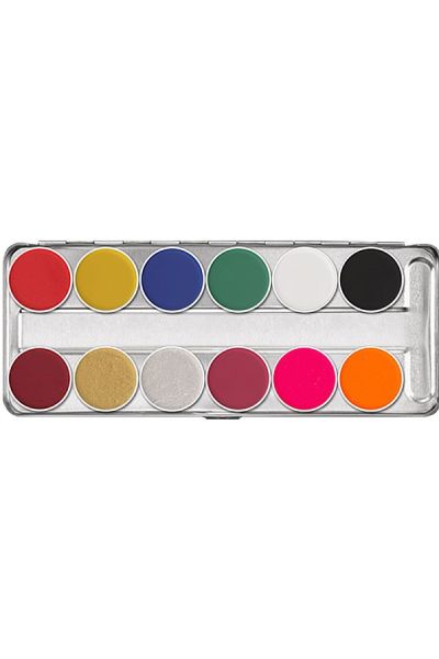 Kryolan Aquacolor FX Palette 12 colors