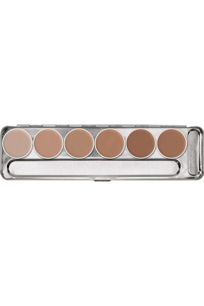 Kryolan Aquacolor Palette 1w-6w 