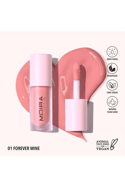 Moira Love Steady Liquid blush 01
