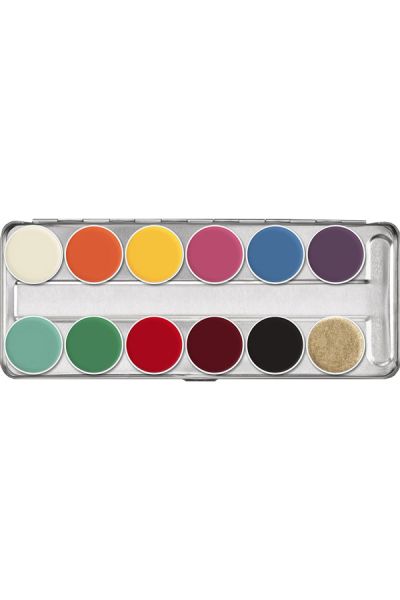 Kryolan Grease FP Palette 12 Colors 