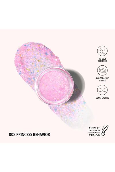 Moira Hologram Glitter Gel Princess 08