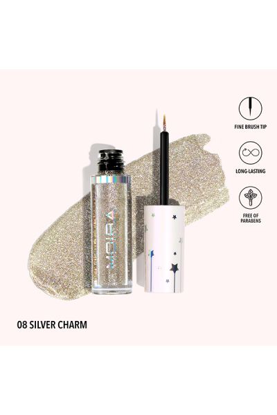 Moira Glitter Liner- Silver Charm 08