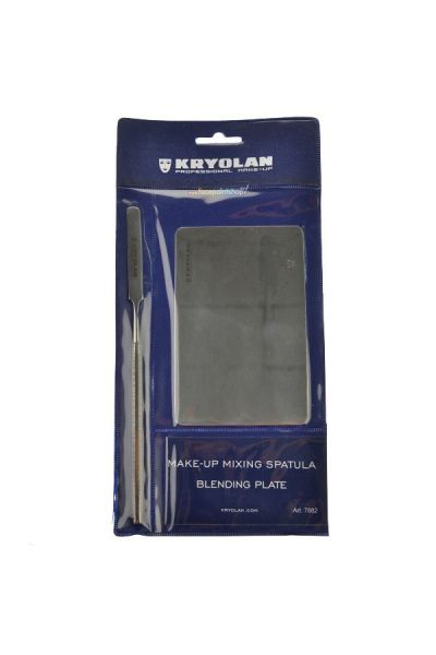 Make-Up Mixing Spatula & Blending Plate