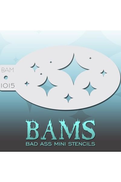 Bad Ass Bams FacePaint Stencil 1015