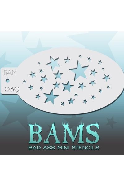 Bad Ass Bams FacePaint Stencil 1039 