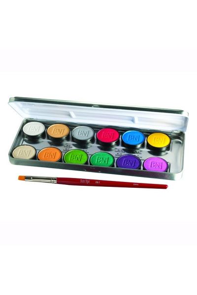 Ben Nye Lumiere Palette

Ben Nye Lumière Grande Colours provide beautiful and brilliant luminescence for fashion, face painting or stage. Apply pressed colors either dry or wet! Safe to use on eyes, face and body. 