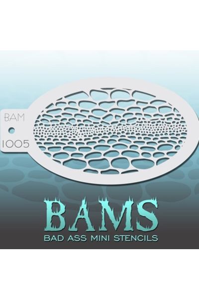 Bad Ass Bams FacePaint Stencil 1005