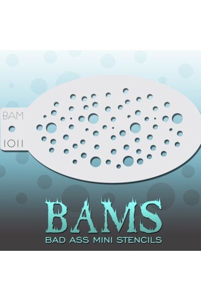 Bad Ass Bams FacePaint Stencil 1011