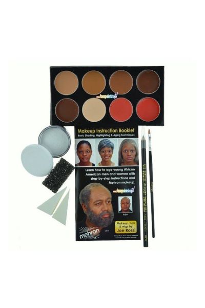 Mehron Mini-Pro Student Makeup Kit for Medium Dark and Dark Skin