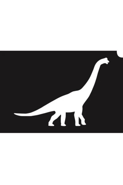 Glittertattoo Stencil Diplodocus (5 pack)