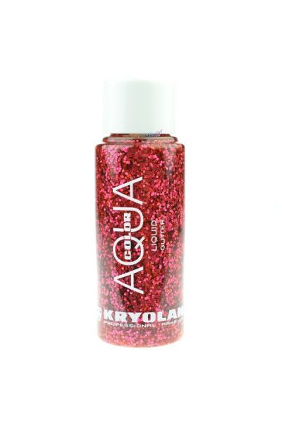 Kryolan Liquid Aquacolor Glitter Red