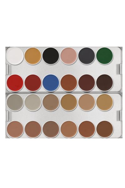 Kryolan Aquacolor N Basicpalette 24 colors