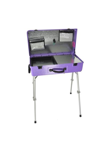 Purple Craft-n-Go Paint 28" Station with Accessories