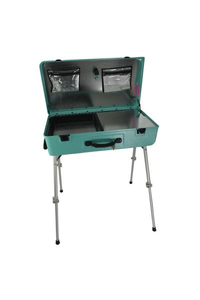 Teal Craft-n-Go Paint 28" Station with Accessories