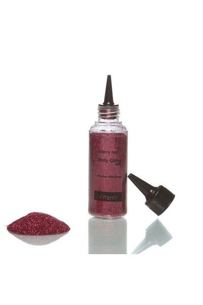 Glimmer Body Glitter Refill- Cherry Red
