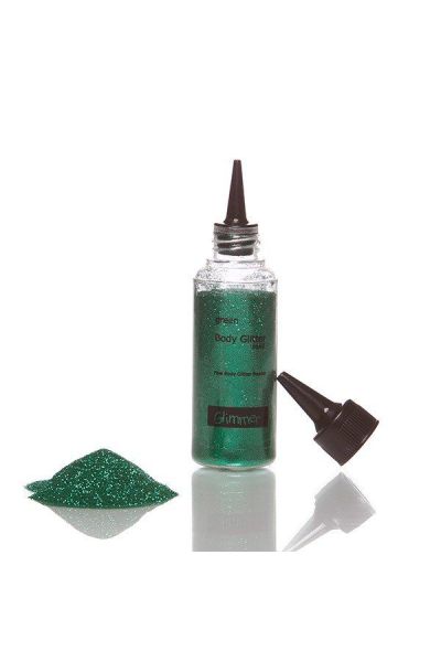 Glimmer Body Glitter Refill- Green