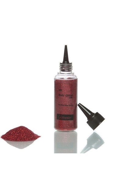 Glimmer Body Glitter Refill- Red
