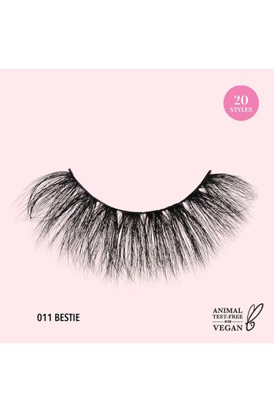 Moira 3D Effect Bionic Vegan Faux Mink Lashes 011 Bestie